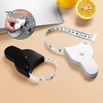 150 см мягкая сантиметровая лента для измерения талии, портативная швейная портняжная тканевая измерительная лента для похудения, гибкая линейка чёрный