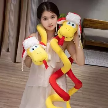 150 см плюшевая кукла змея милая змея мягкая игрушка ручной работы знак зодиака талисман год