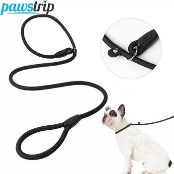 150 см прочные поводки для собак нейлоновые поводки для прогулок поводки для дрессировки щенков регулируемый ошейник для маленьких средних больших собак чёрный