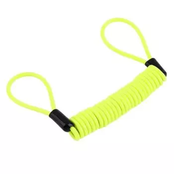 150 см зеленый защитный противоугонный мотоциклетный дисковый тормозной замок с сумкой и напоминающим пружинным кабелем