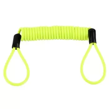 150 см зеленый защитный противоугонный мотоциклетный дисковый тормозной замок с сумкой и напоминающим пружинным кабелем