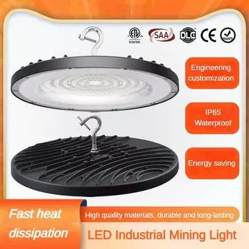 150 Вт/200 Вт/300 Вт/400 Вт DOB линейный UFO промышленный шахтерский светильник круговой IP65 водонепроницаемый светодиодный светильник промышленное освещение высокий навес прожектор 100W