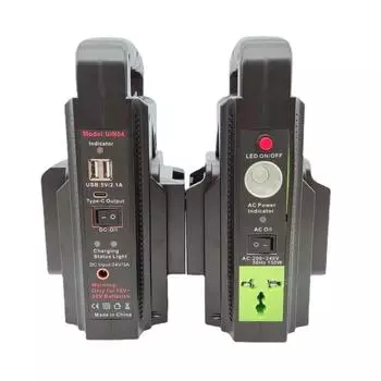 150 Вт 2-канальный наружный мобильный литиевый аккумуляторный инвертор для Makita/DeWalt/Milwaukee/Bosch 18 В аккумуляторный инвертор 110 В 220 В