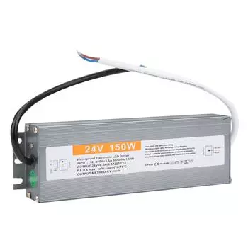150 Вт ультратонкий водонепроницаемый источник питания светодиодный драйвер питания AC170250V (5060Гц)(DC24V )