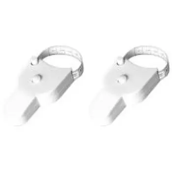 150Cm Body Measuring Tape Push Button Retract Retractable Measuring Tape (White)