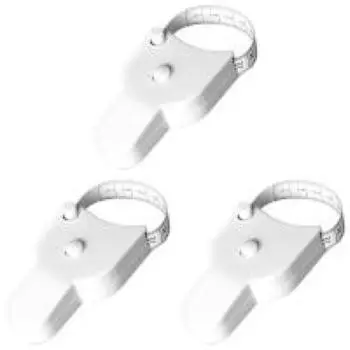 150Cm Body Measuring Tape Push Button Retract Retractable Measuring Tape (White)