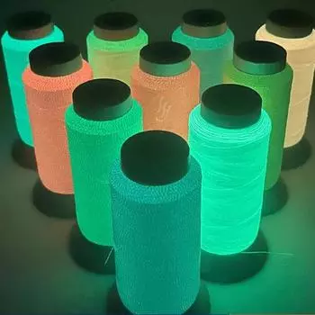 150D 1000 ярдов светящаяся вышивальная нить светится в темноте крестик своими руками швейная линия аксессуары