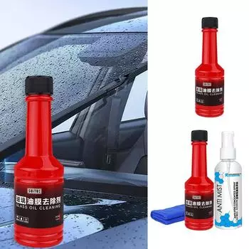 150ml Car Glass Oil Film Removing Paste Stripper Water Repellent Kit Eliminates Coatings Water Spots Waxes Oils Car Cleaning