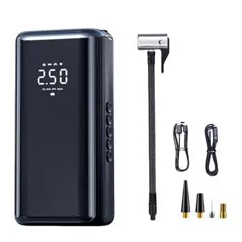 150PSI цифровой насос для накачивания шин 1500mAh беспроводной насос для шин цифровой дисплей портативный воздушный насос для автомобиля мотоцикла велосипеда шина лодка мяч