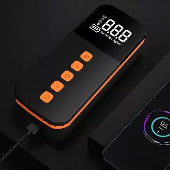 150PSI Электрический Автомобильный Воздушный Компрессор Интеллектуальный Цифровой Дисплей Беспроводной Шинный Насос 1500mAh Для Автомобиля Мотоцикла Велосипеда Шины Лодки Мяч CHINA