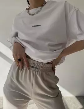 1535 — Комплект футболок оверсайз MCLLCTN Supreme Bone