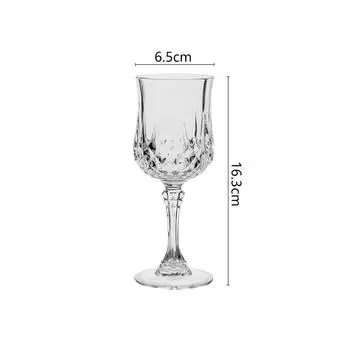 155 мл/160 мл ретро гравированный коктейльный бокал для напитков стакан для красного вина прозрачный бокал для шампанского сладкого вина 1pcs
