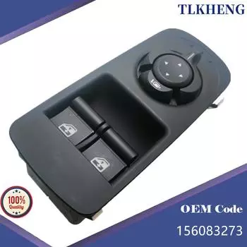 156083273 Главный выключатель стеклоподъемника, выключатель привода стеклоподъемника для ALFA ROMEO MITO 2009-2018,156085171,156080933,156085170 чёрный