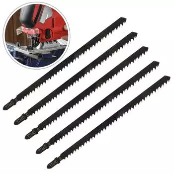 156 мм пильное полотно лобзиковые полотна для резки дерева 180 мм 5 шт