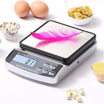 15/10/3KG Electronic Scale fit in USB Charge/plug-in/battery Waterproof Kitchen Scale House Coffee Scale Digital Baking Scale 3KG-0.1g