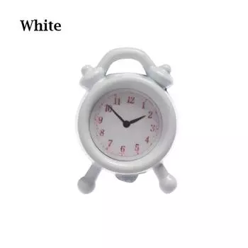 15*10мм Аксессуары 1:12 масштабных кукольных часов, миниатюрные игрушечные часы для кукольного домика, будильник, мини-украшение дома белый