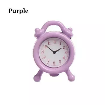 15*10мм Аксессуары 1:12 масштабных кукольных часов, миниатюрные игрушечные часы для кукольного домика, будильник, мини-украшение дома