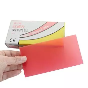 15/18 шт./кор. базовая пластина, красный воск толщиной 1,3 мм, зубные хлопья красного воска, большие пластины, литейный воск, зубной техник
