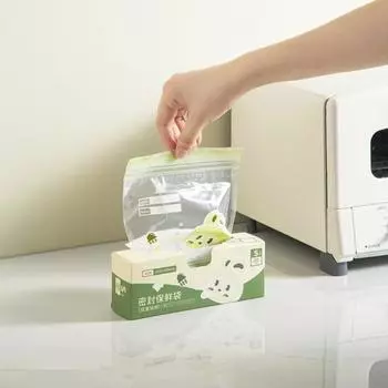 15/20/30 шт. герметичный пакет для пищевых продуктов, пищевой молния, утолщенный многоразовый прозрачный герметичный контейнер для посудомоечной машины, безопасный для холодильника, контейнер для фруктов, овощей, мяса M