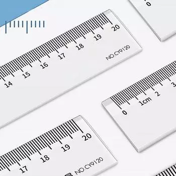 15/20/30 см прямая линейка креативная прозрачная жесткая пластиковая линейка школьные принадлежности офисные принадлежности 15cm