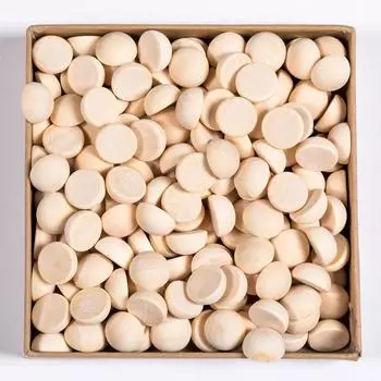 15-20 мм натуральные полукруглые шарики, сферы, полукруги, деревянные бусины для изготовления ювелирных изделий, фоторамки «сделай сам», подарки, ручные деревянные незаконченные аксессуары 25mm естественный