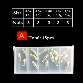 15/20 шт. Медные грузила для плот-рыбалки, быстро погружающиеся в воду, вес 0,5-3,0#, Япония, морская скальная рыбалка, аксессуары для приманок, быстрая замена A