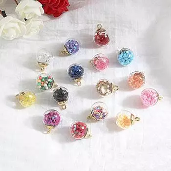 15*21 мм 10 шт./лот Звезда Блесток Хрустальный Стеклянный Шар Крючок Из Сплава Полые Стеклянные Бусины DIY Изготовление Ювелирных Изделий Ожерелье Подвеска Серьги Ювелирные Аксессуары 15*21mm 10pcs/lot
