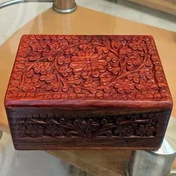 15,24 см деревянная шкатулка для украшений, вырезанная вручную, подарок для девушки, подарок для жены, подарок подружке невесты, подарок для нее, шкатулка для украшений, шкатулка для косметики, подарки для женщин