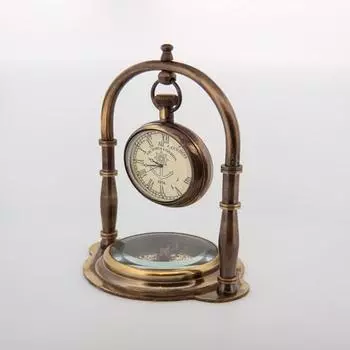 15,24 см настольные часы в морском стиле и часы на каминную полку с компасом для домашнего офиса