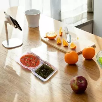 15/25/35 шт. Контейнеры для приправ Многоразовые коробки для соуса с двумя отделениями и крышками Контейнеры для закусок для заправок Десерты 15 pcs