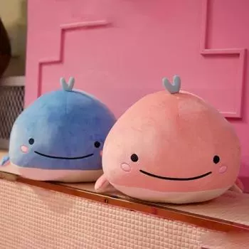 15/25/40 см мягкая кукла игрушка приятная на ощупь декоративная обнимашка изысканная морская жизнь мультфильм плюшевая подушка мальчики девочки подарок S синий