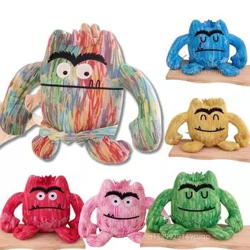 15/25 см 7 шт. красочная плюшевая кукла-монстр с выражением лица плюшевая игрушка-монстр для мальчиков и девочек подарки на день рождения about 15cm