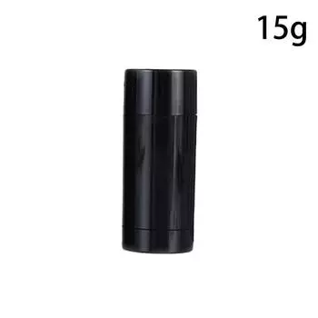 15/30/50/75 г тюбик дезодоранта ручной работы круглый закручивающийся снизу пустой тюбик для румян наполнитель для дезодоранта дорожный контейнер 15g чёрный