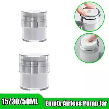 15/30/50 мл вакуумный флакон безвоздушный насос банка многоразовый крем гель лосьон дозатор дорожный герметичный косметический контейнер пустой