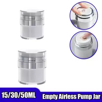 15/30/50 мл косметический контейнер безвоздушный насосный резервуар многоразовый дозатор крема геля лосьона дорожный герметичный пустой вакуумный флакон