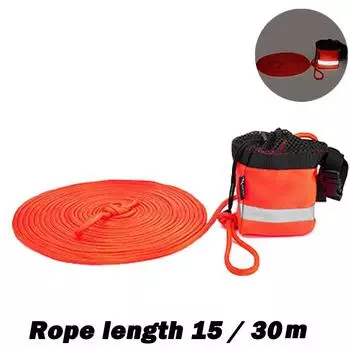 15/30M сумка для бросательного каната, гребля, каякинг, безопасность, спасание на воде, плавающий канат, спасательный канат, светоотражающий 15M