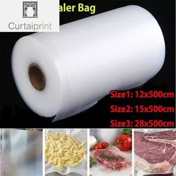 15*500 см новые кухонные пакеты с вакуумным упаковщиком, многоразовые рулоны, сумка для хранения продуктов, сохраняющая свежесть 15x500cm