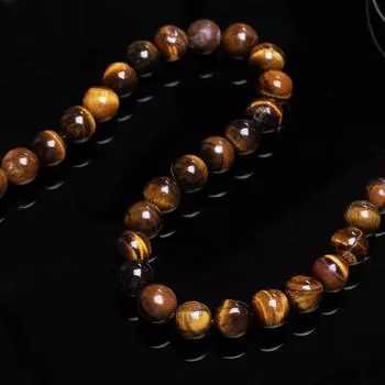 15-60 шт. 4-12 мм Для изготовления ювелирных изделий DIY Браслеты Ожерелья Аксессуары Тигровый глаз Круглые свободные бусины Натуральный камень Бусины Тигровый глаз Нежные ювелирные изделия 4mm 40pcs