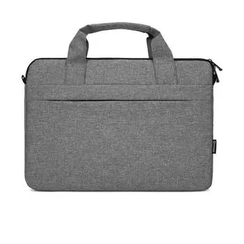 15.6 Light Gray Laptop Bag Water Resistant For Macbook HP Dell