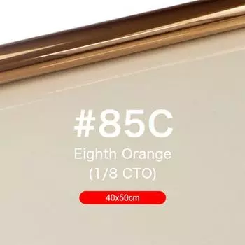 15.7*19.6 40*50cm Video Light Redhead Light Filter Film Paper Gels Color Filter Filter Paper orange 85c