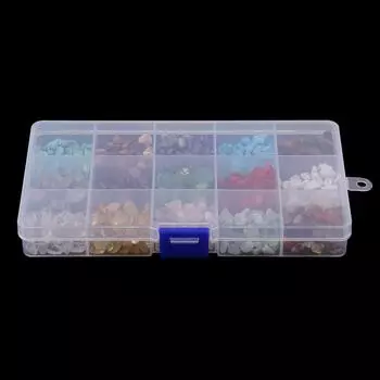 15 цветных нерегулярных каменных бусинок из каменной крошки для изготовления ювелирных изделий своими руками 01 разноцветный