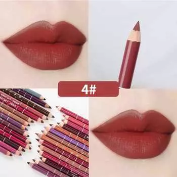 15 цветов губная помада, карандаш для губ, косметическая долговечная водостойкая женская Красота, макияж, матовый макияж 01