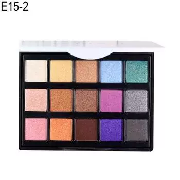 15 цветов теней для век, долговечная палитра теней для век