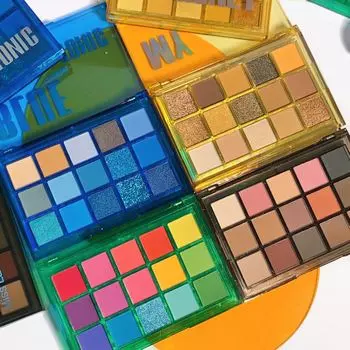 15 цветов вечерние тени для век Pallete Neon Make Up Shimmer Блеск матовые оттенки водостойкие тени для век