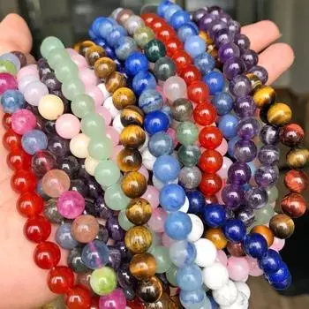 15 дюймов 91 шт., бусины из натурального камня, агат, розовый кварц, лазурит, нефрит, круглые свободные бусины для изготовления ювелирных изделий, браслет «сделай сам», 4 мм Matte Onyx
