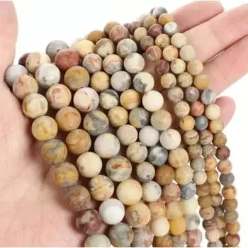 15 дюймов модный натуральный камень матовый сумасшедший агат шарм свободная бусина DIY круглые бусины ювелирные аксессуары 4mm approx 91pcs