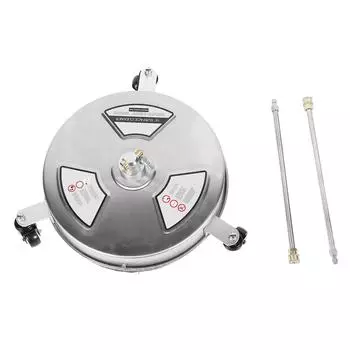 15-дюймовая мойка высокого давления для очистки поверхностей, максимальное давление 4000 фунтов на квадратный дюйм, разъем 1/4 дюйма, нержавеющая сталь Dri