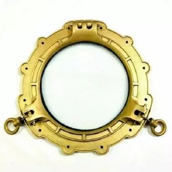 15-дюймовое корабельное иллюминаторное морское латунное антикварное настенное зеркало морской декор для дома/корабля в подарок