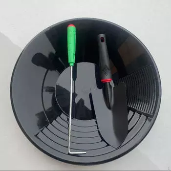 15-дюймовый лоток для промывки золота, инструмент для разведки, для хоббистов-энтузиастов, штабелируемый, для начинающих, бурные воды