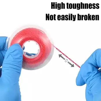 15 Feet Orthodontic Elastic Power Chain Rubber Bands Dental Ultra Powerchains Long Short Continuous Closed Dentist Material as the picture